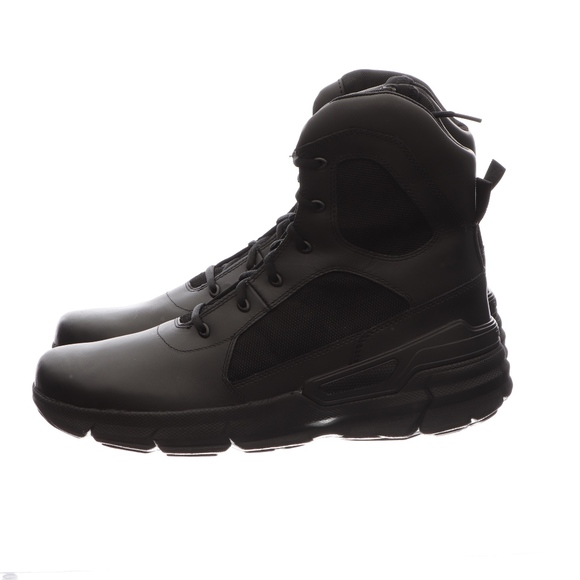 Bates Black Leather Charge Tactical Boots Mens 14 - Picture 2 of 6